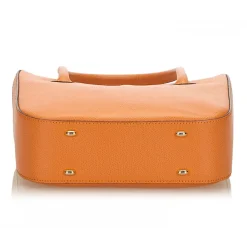 Céline Vintage - Leather Satchel Bag - Orange - Leather Handbag - Luxury High Quality - Avvenice