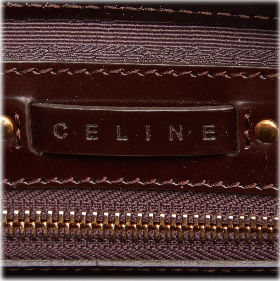 Céline Vintage - Leopard Print Pony Hair Shoulder Bag - Brown Leopard - Leather Handbag - Luxury High Quality - Avvenice