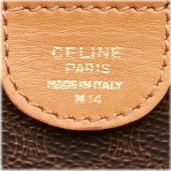 Céline Vintage - Macadam Boston Bag - Brown - Leather Handbag - Luxury High Quality - Avvenice