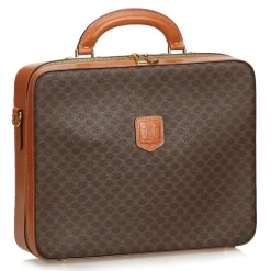 Céline Vintage - Macadam Business Bag - Brown - Leather Handbag - Luxury High Quality - Avvenice