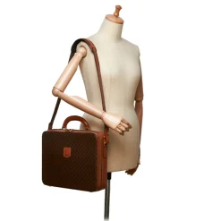 Céline Vintage - Macadam Business Bag - Brown - Leather Handbag - Luxury High Quality - Avvenice