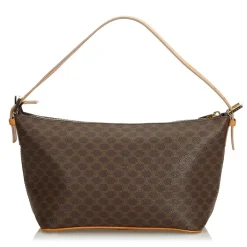 Céline Vintage - Macadam Canvas Baguette Bag - Brown - Leather Handbag - Luxury High Quality - Avvenice