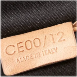 Céline Vintage - Macadam Canvas Baguette Bag - Brown - Leather Handbag - Luxury High Quality - Avvenice