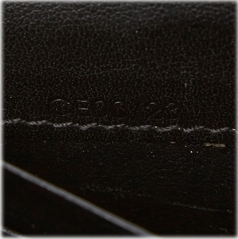 Céline Vintage - Macadam Jacquard Long Wallet - Brown - Leather Wallet - Luxury High Quality - Avvenice