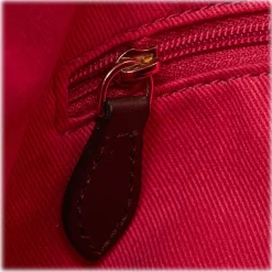 Céline Vintage - Macadam Shoulder Bag - Grey & Dark Grey - Leather & PVC Handbag - Luxury High Quality - Avvenice