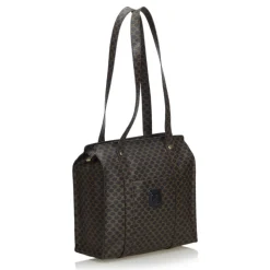 Céline Vintage - Macadam Tote Bag - Black - PVC Handbag - Luxury High Quality - Avvenice