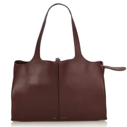 Céline Vintage - Medium Calf Leather Trifold Shoulder Bag - Brown - Leather and Calf Handbag - Luxury High Quality - Avvenice
