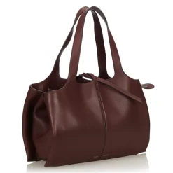 Céline Vintage - Medium Calf Leather Trifold Shoulder Bag - Brown - Leather and Calf Handbag - Luxury High Quality - Avvenice