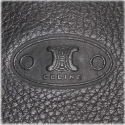 Céline Vintage - Studded Leather Baguette Bag - Black - Leather Handbag - Luxury High Quality - Avvenice