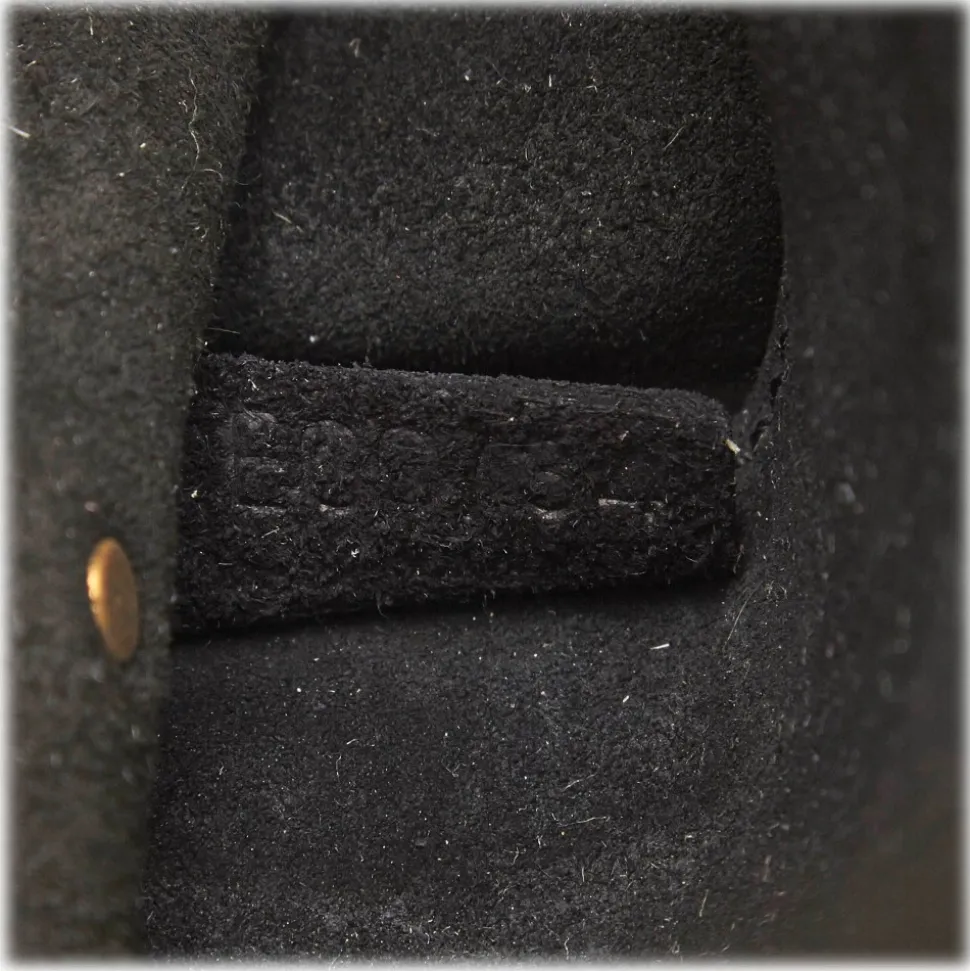 Céline Vintage - Studded Leather Baguette Bag - Black - Leather Handbag - Luxury High Quality - Avvenice