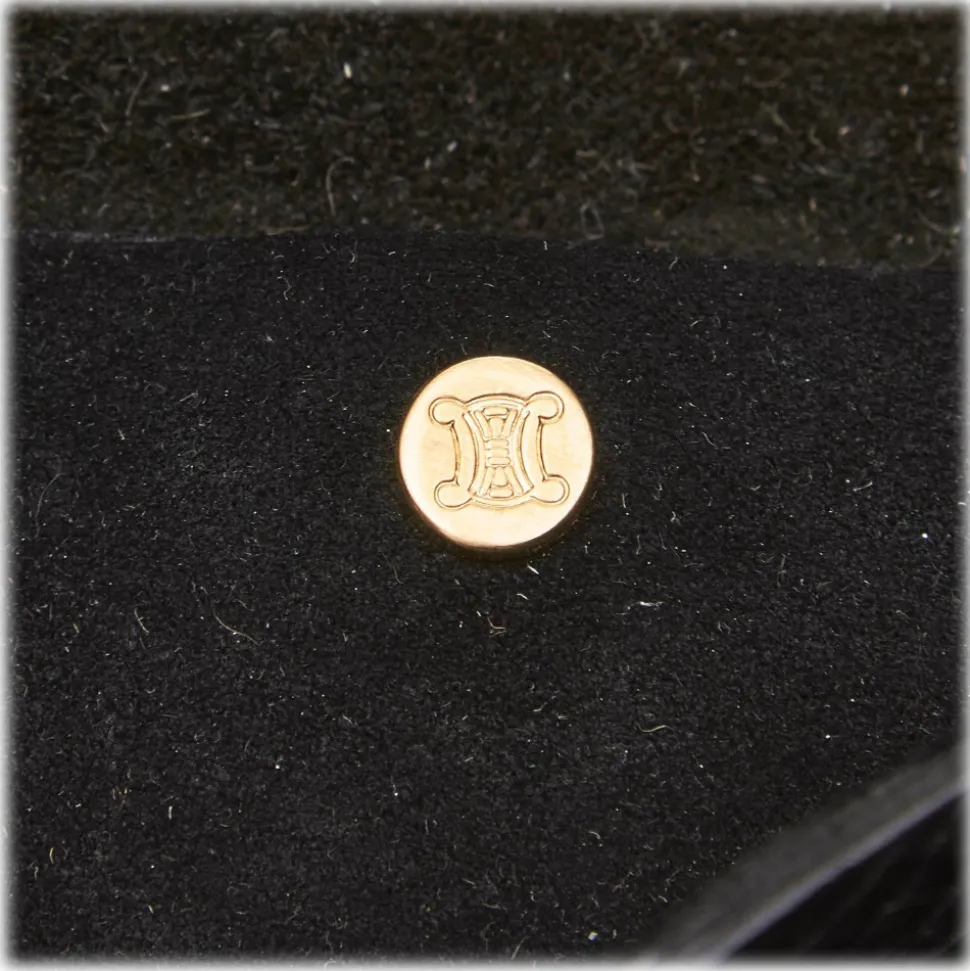 Céline Vintage - Studded Leather Baguette Bag - Black - Leather Handbag - Luxury High Quality - Avvenice