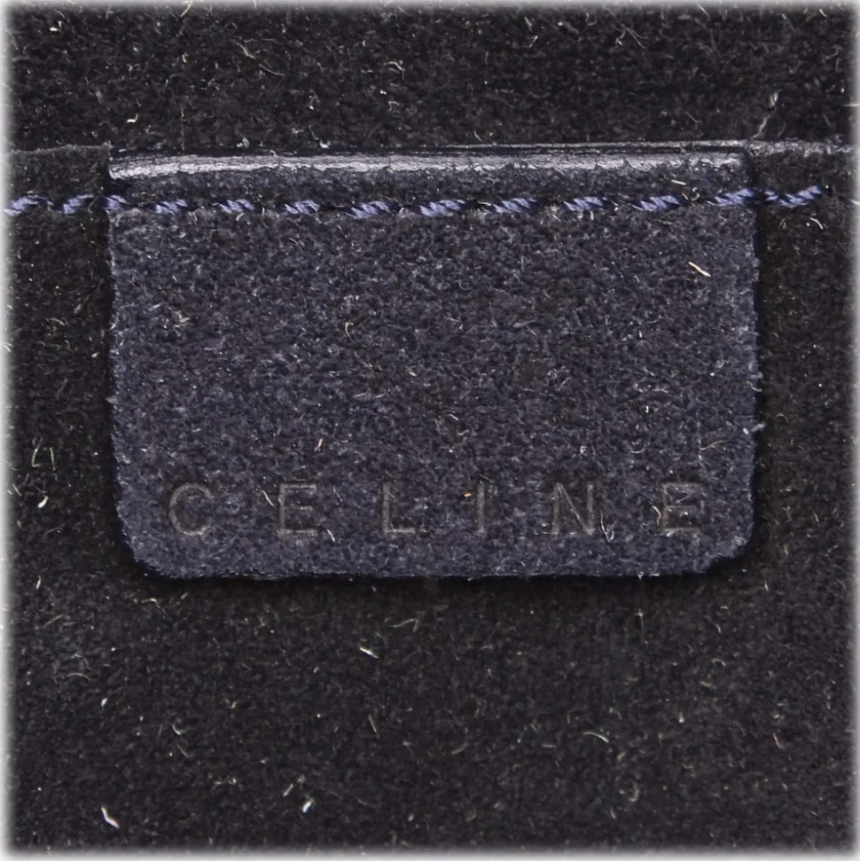 Céline Vintage - Suede Boogie Bag - Black - Leather Handbag - Luxury High Quality - Avvenice