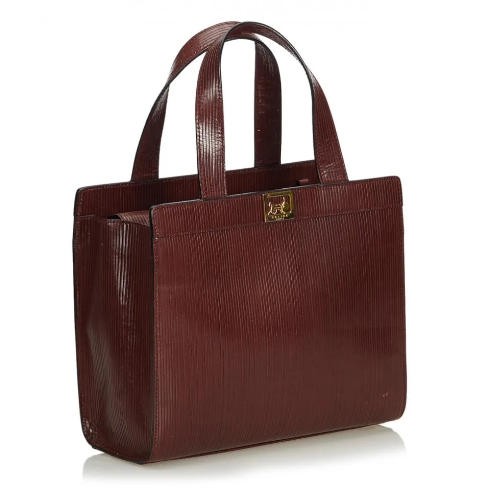 Céline Vintage - Vintage Leather Satchel Bag - Brown - Leather Handbag - Luxury High Quality - Avvenice