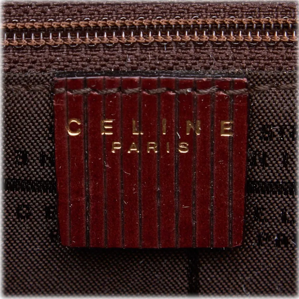 Céline Vintage - Vintage Leather Satchel Bag - Brown - Leather Handbag - Luxury High Quality - Avvenice