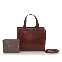 Céline Vintage - Vintage Leather Satchel Bag - Brown - Leather Handbag - Luxury High Quality - Avvenice