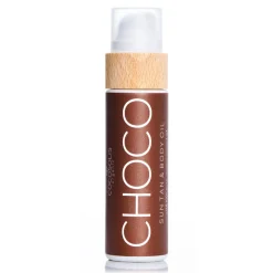 Cocosolis - Choco - Sun Tan Body Oil - Organic Oil for a Chocolate Tan, and Hydrated, Radiant Skin - Professional Cosmetics - Avvenice