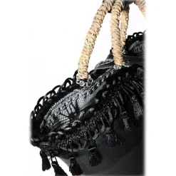 Coffarte - Baby Dollar Little Coffa - Sicilian Artisan Handbag - Sicilian Coffa - Luxury High Quality Handicraft Bag - Avvenice