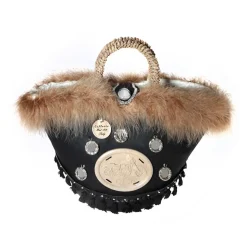 Coffarte - Baby Harley Davidson Little Coffa - Sicilian Artisan Handbag - Sicilian Coffa - Luxury High Quality Handicraft Bag - Avvenice