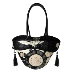 Coffarte - Baby Moro Long Handle Little Coffa - Sicilian Artisan Handbag - Sicilian Coffa - Luxury High Quality Handicraft Bag - Avvenice