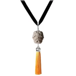 Coffarte - Barocco Val di Noto Necklace - Ragusa - Sicilian Artisan Necklace in Ceramic - Luxury High Quality Handcraft - Avvenice