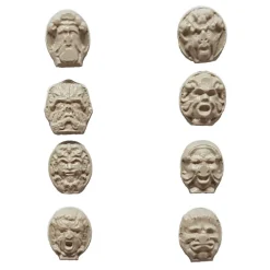 Coffarte - Clips Barocco Val di Noto Earrings - Sicilian Artisan Earrings in Ceramic - Luxury High Quality Handcraft - Avvenice