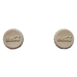 Coffarte - Clips Coca Cola Cap Earrings - Sicilian Artisan Earrings in Ceramic - Luxury High Quality Handcraft - Avvenice