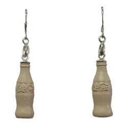 Coffarte - Coca Cola 3D Earrings - Sicilian Artisan Earrings in Ceramic - Luxury High Quality Handcraft - Avvenice