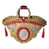Coffarte - Medium Aisha Coffa - Sicilian Artisan Handbag - Sicilian Coffa - Luxury High Quality Handicraft Bag - Avvenice