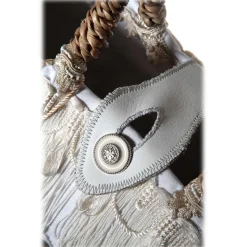 Coffarte - Medium Bridal Coffa - Sicilian Artisan Handbag - Sicilian Coffa - Luxury High Quality Handicraft Bag - Avvenice