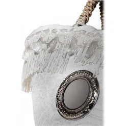 Coffarte - Medium Bridal Coffa - Sicilian Artisan Handbag - Sicilian Coffa - Luxury High Quality Handicraft Bag - Avvenice