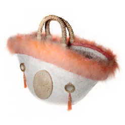 Coffarte - Medium Cameo Coffa - Sicilian Artisan Handbag - Sicilian Coffa - Luxury High Quality Handicraft Bag - Avvenice