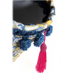 Coffarte - Medium Lemon Coffa - Sicilian Artisan Handbag - Sicilian Coffa - Luxury High Quality Handicraft Bag - Avvenice