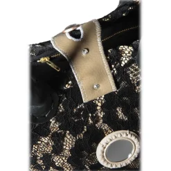 Coffarte - Medium Modern Woman Black Coffa - Sicilian Artisan Handbag - Sicilian Coffa - Luxury High Quality Handicraft Bag - Avvenice