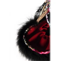 Coffarte - Medium Mora Coffa - Sicilian Artisan Handbag - Sicilian Coffa - Luxury High Quality Handicraft Bag - Avvenice