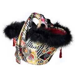 Coffarte - Medium Mora Coffa - Sicilian Artisan Handbag - Sicilian Coffa - Luxury High Quality Handicraft Bag - Avvenice