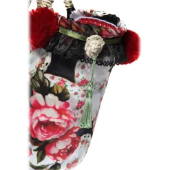 Coffarte - Medium Plates and Roses Coffa - Sicilian Artisan Handbag - Sicilian Coffa - Luxury High Quality Handicraft Bag - Avvenice