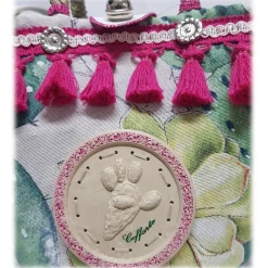 Coffarte - Medium Prickly Pear Coffa - Sicilian Artisan Handbag - Sicilian Coffa - Luxury High Quality Handicraft - Avvenice