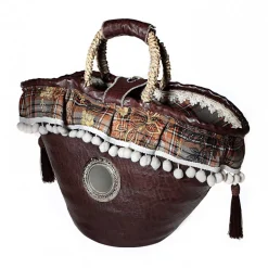 Coffarte - Medium Queen Coffa - Sicilian Artisan Handbag - Sicilian Coffa - Luxury High Quality Handicraft Bag - Avvenice