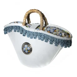 Coffarte - Medium Sun Coffa - Sicilian Artisan Handbag - Sicilian Coffa - Luxury High Quality Handicraft Bag - Avvenice