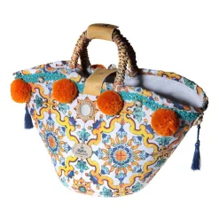 Coffarte - Mori di Caltagirone Coffa - Moro - Collections - Sicilian Artisan Handbag - Luxury High Quality Handcraft Bag - Avvenice