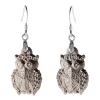 Coffarte - Owls Earrings - Sicilian Artisan Earrings in Ceramic - Luxury High Quality Handcraft Earrings - Avvenice