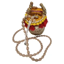 Coffarte - Pochette Cart Wheel Coffa - Jewelry - Sicilian Artisan Handbag - Sicilian Coffa - Luxury High Quality Handicraft Bag - Avvenice