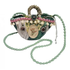 Coffarte - Pochette Donna Prickly Pear - Jewelry - Sicilian Artisan Handbag - Luxury High Quality Handicraft Bag - Avvenice