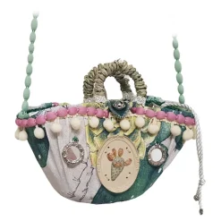 Coffarte - Pochette Donna Prickly Pear - Jewelry - Sicilian Artisan Handbag - Luxury High Quality Handicraft Bag - Avvenice