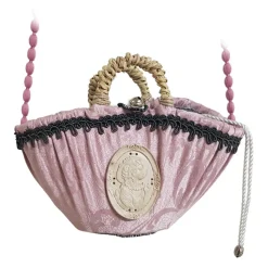Coffarte - Pochette Rosetta Coffa - Jewelry - Sicilian Artisan Handbag - Sicilian Coffa - Luxury High Quality Handicraft Bag - Avvenice