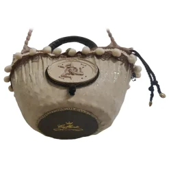 Coffarte - Pochette Trinacria Coffa - Jewelry - Sicilian Artisan Handbag - Sicilian Coffa - Luxury High Quality Handicraft Bag - Avvenice