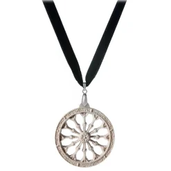 Coffarte - Sicilian Cart Wheel Necklace - Sicilian Artisan Necklace in Ceramic - Luxury High Quality Handcraft Necklace - Avvenice