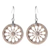 Coffarte - Sicilian Cart Wheel Earrings - Sicilian Artisan Earrings in Ceramic - Luxury High Quality Handcraft Earrings - Avvenice