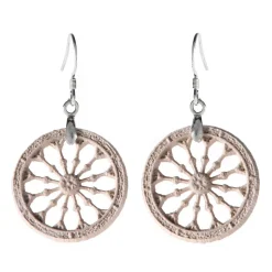 Coffarte - Sicilian Cart Wheel Earrings - Sicilian Artisan Earrings in Ceramic - Luxury High Quality Handcraft Earrings - Avvenice