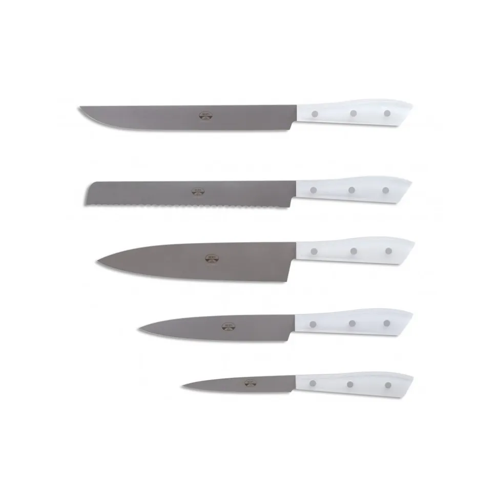 Coltellerie Berti - 1895 - Compendium Kitchen Knife Block - N. 7262 - Exclusive Artisan Knives - Handmade in Italy - Avvenice